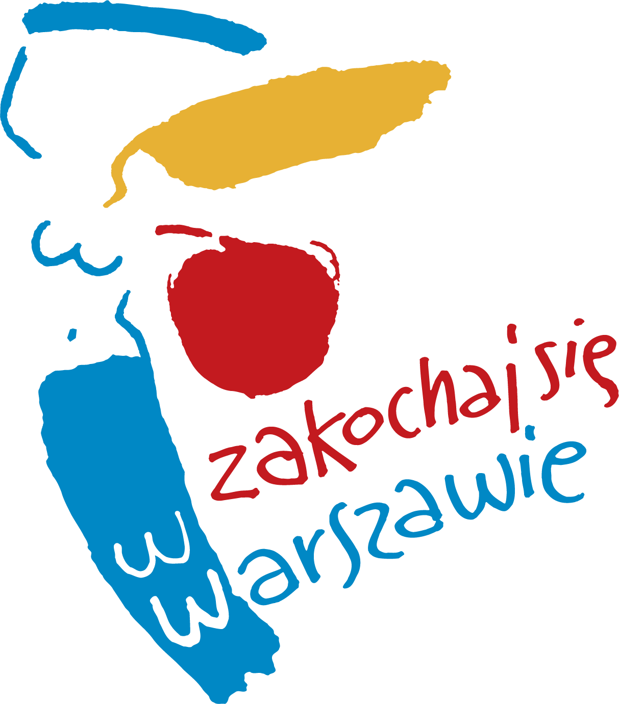 logotyp zakochaj sie w warszawie